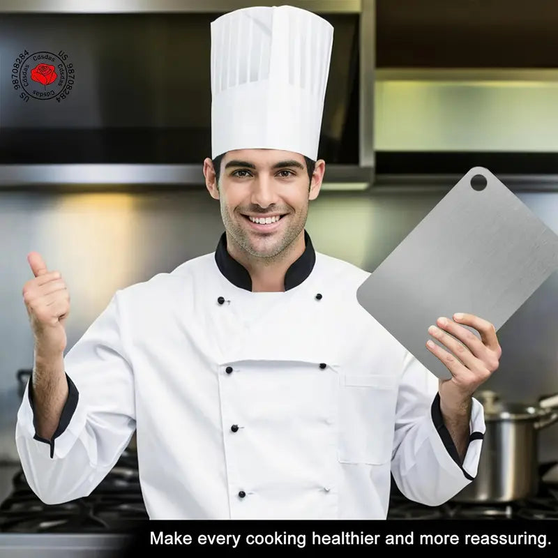 4pcs Stainless Steel Cutting Boards,