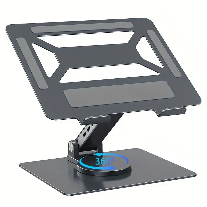 1pc Adjustable Laptop Stand with 360° Rotating Base