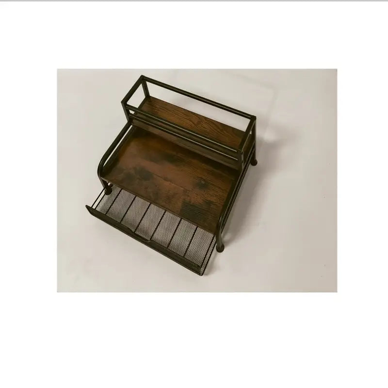 35 K-Cup Countertop Storage Basket, Coffee Capsule and Syrup Organizer Rack