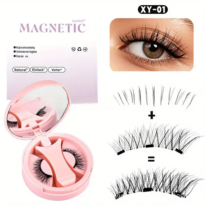 1 Pair Magnetic False Eyelashes