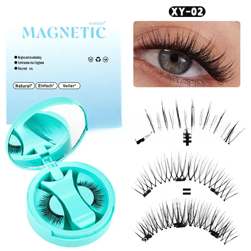 1 Pair Magnetic False Eyelashes