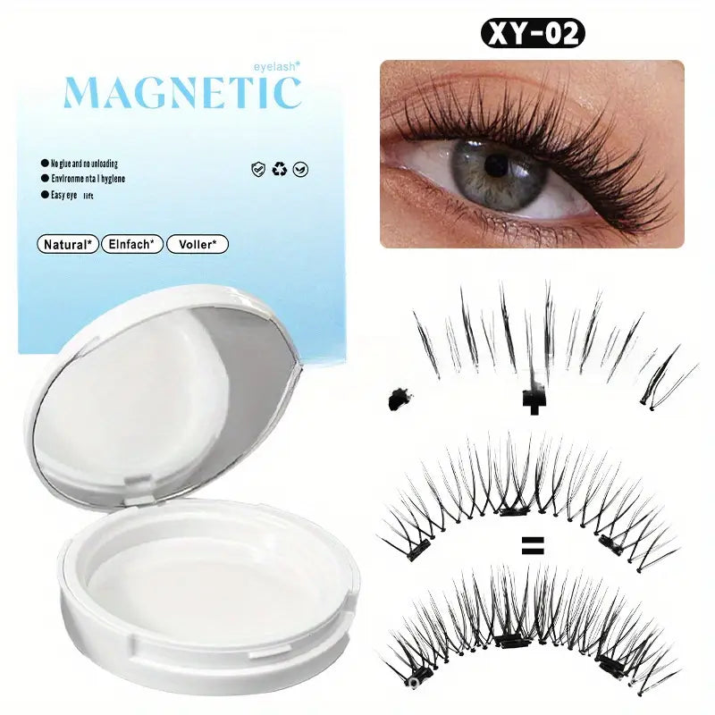 1 Pair Magnetic False Eyelashes