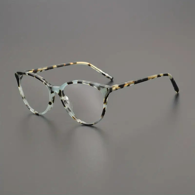 Unisex Oval Full Rim Eyeglasses