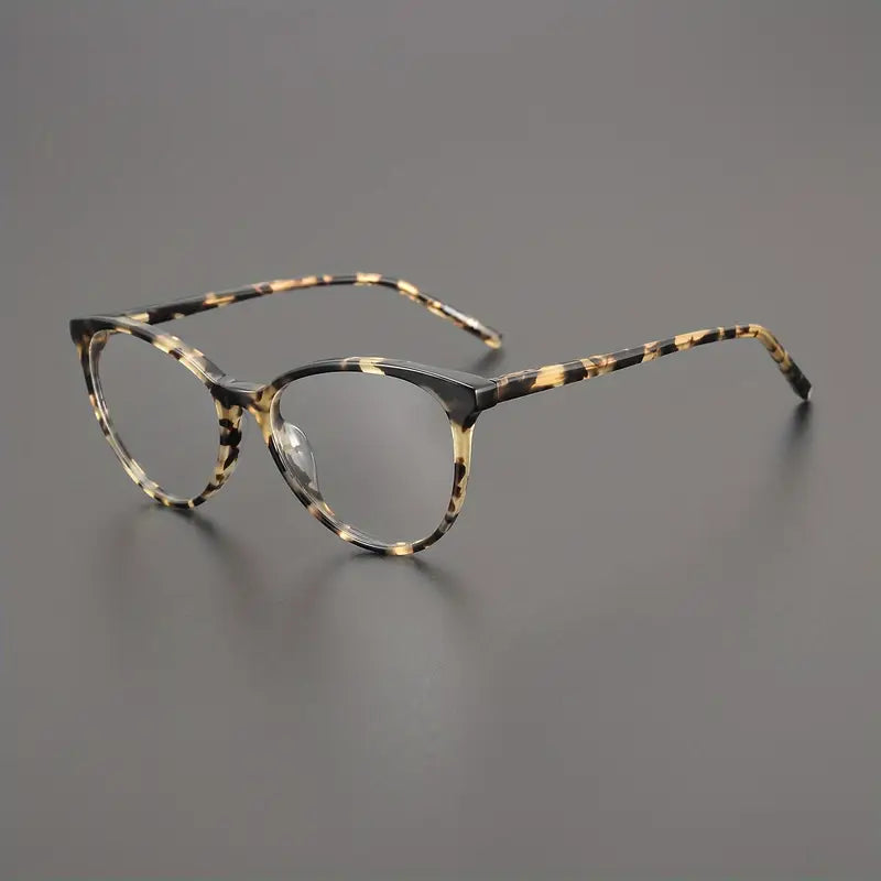 Unisex Oval Full Rim Eyeglasses