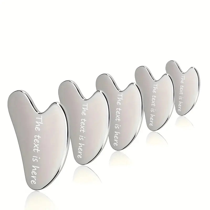 5pcs Customizable Stainless Steel Facial & Body Massage Tools