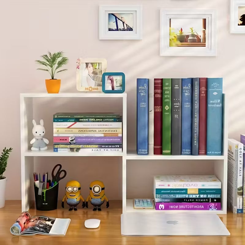 1pc Adjustable And Retractable Desktop Storage Rack