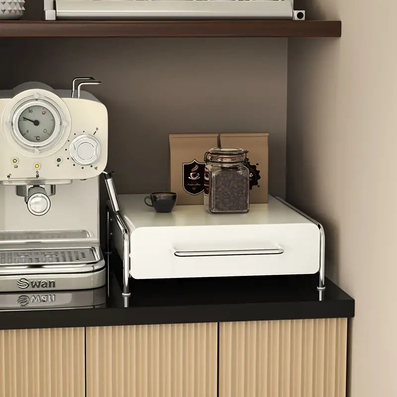 1pc Capsule Coffee Machine Storage Cabinet
