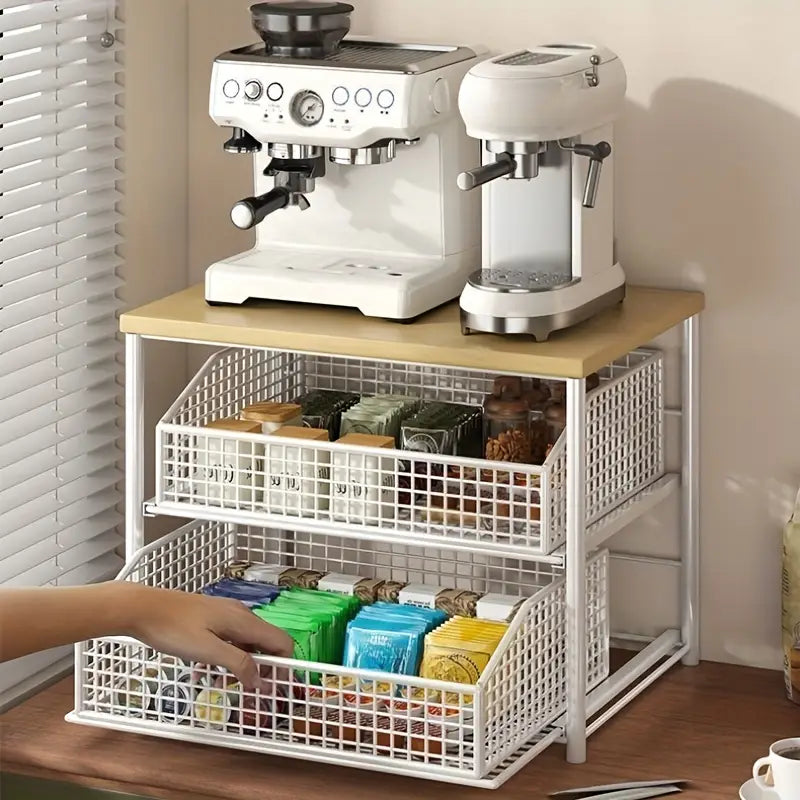 Heavy-Duty Bathroom Organizer Shelf - Under Sink Storage Rack