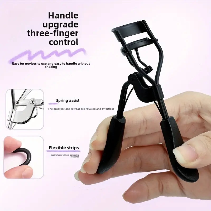 Stainless Steel Eyebrow Scissors with Ambidextrous Grip