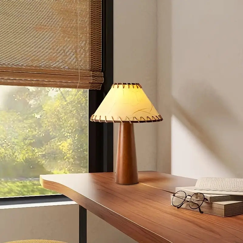 Wabi Sabi style desk lamp, vintage desk lamp