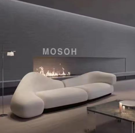 Italian Living Room Special Shape Sofa Modern