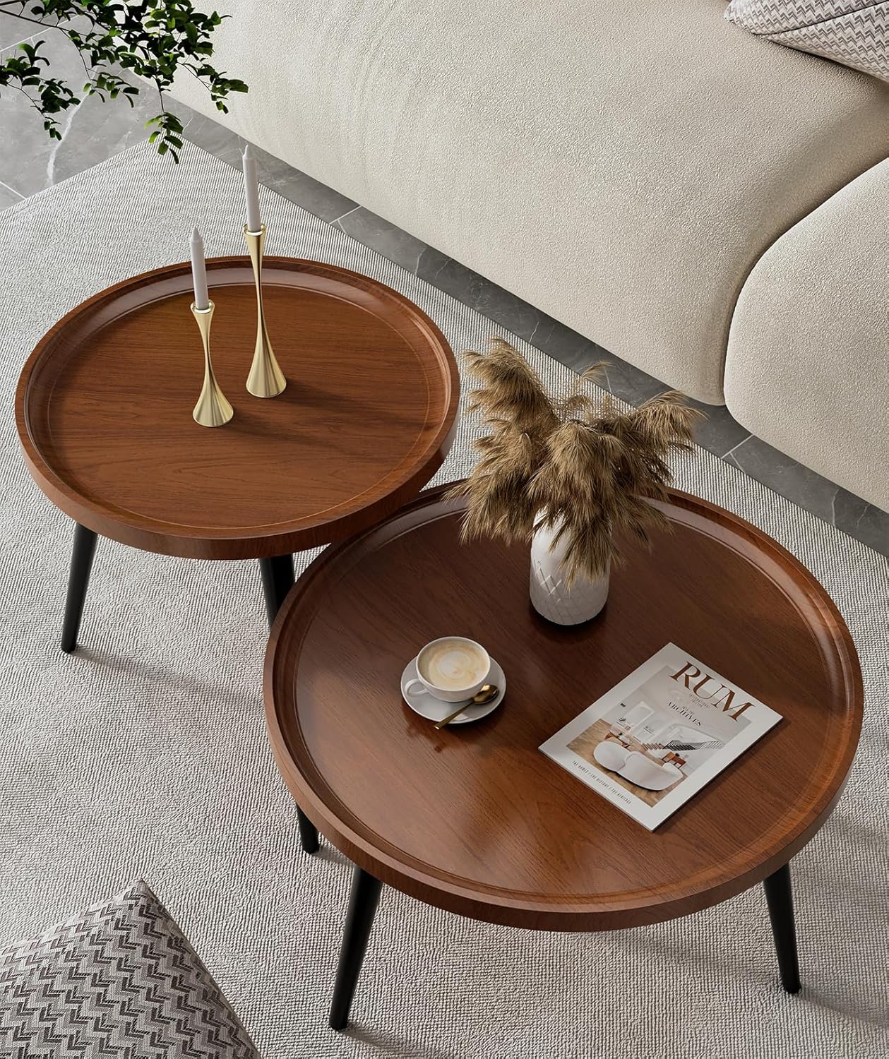 Fanbo 2-Piece Mid-Century Modern