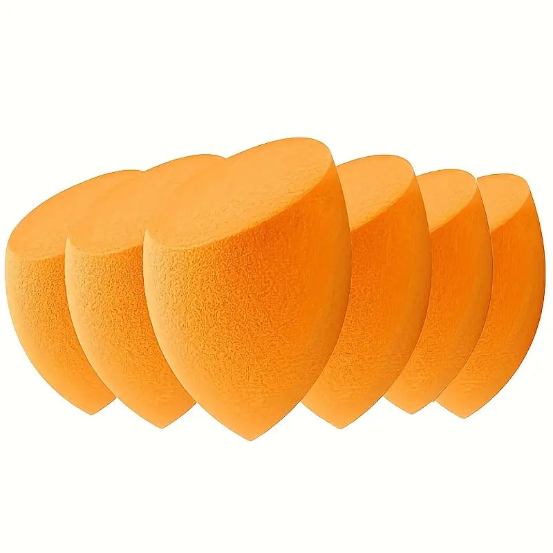 Set of 6 Orange Beauty Sponges