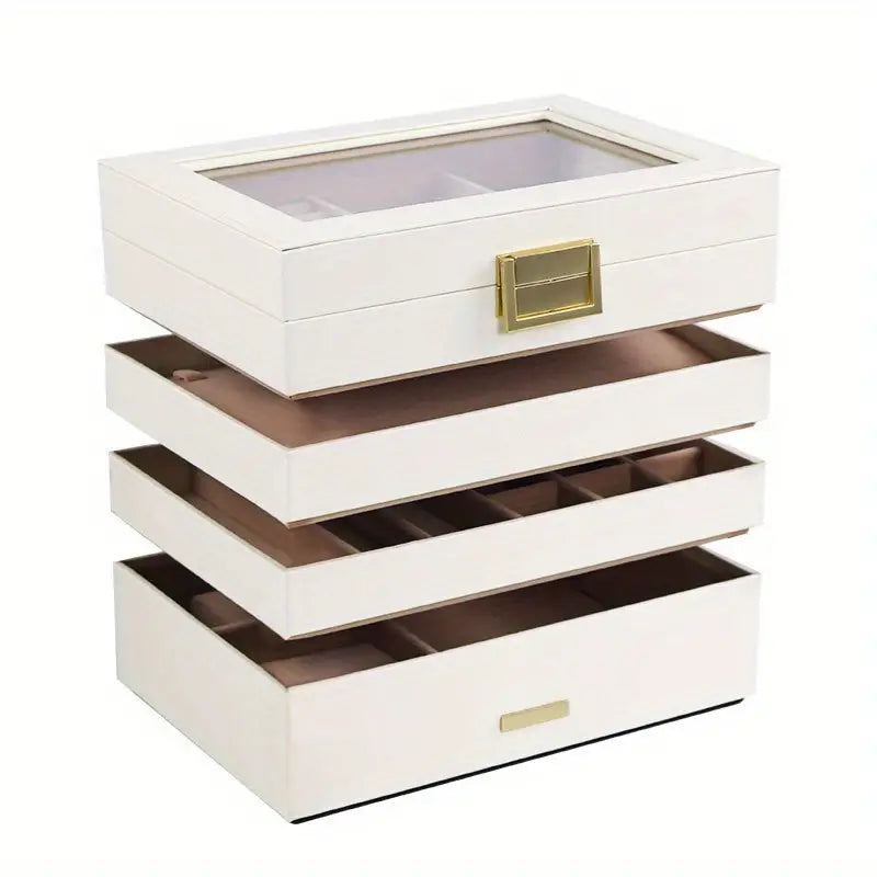 Large-capacity jewelry storage box