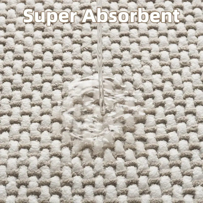 SIXHOME Ultra-Soft Chenille Bath Mat