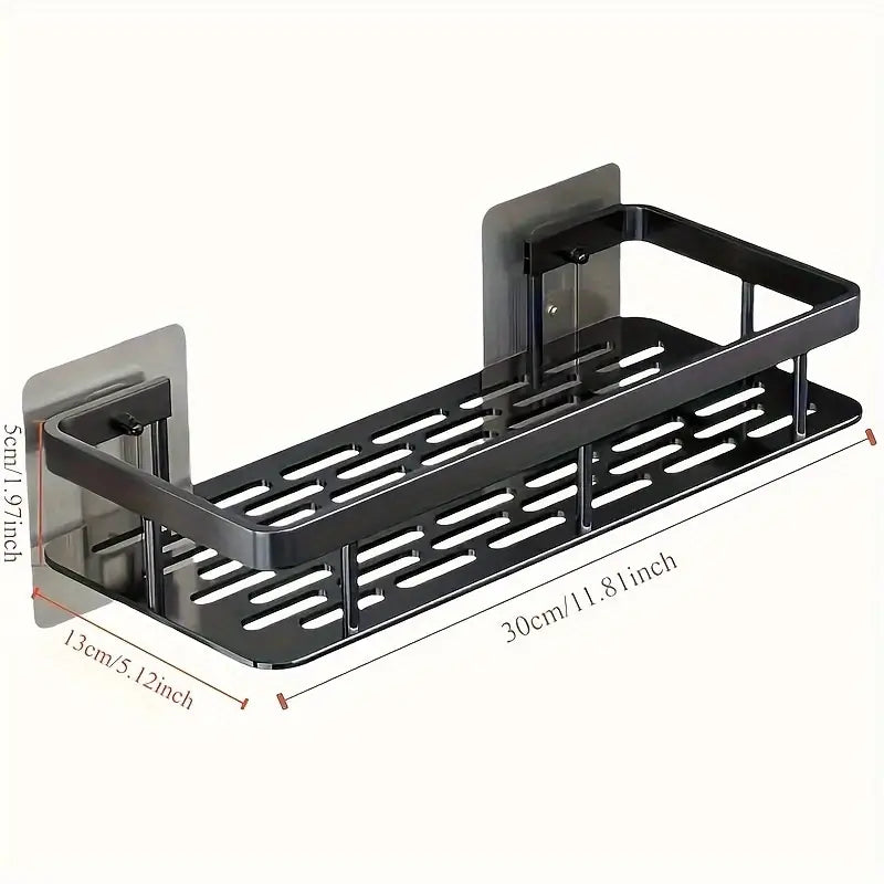 5pcs No-Drill Bathroom Shelves