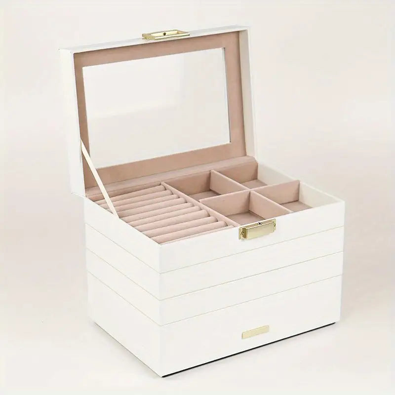 Large-capacity jewelry storage box