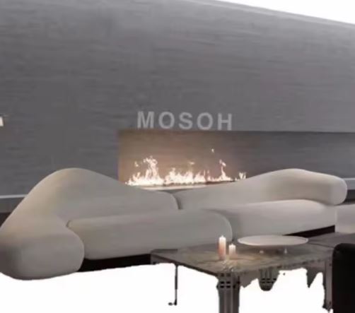 Italian Living Room Special Shape Sofa Modern