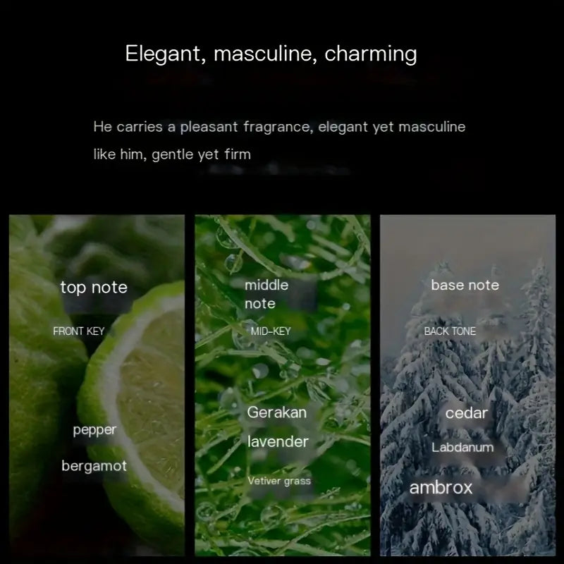 Men's Cologne - Long-Lasting Citrus & Woody Fragrance