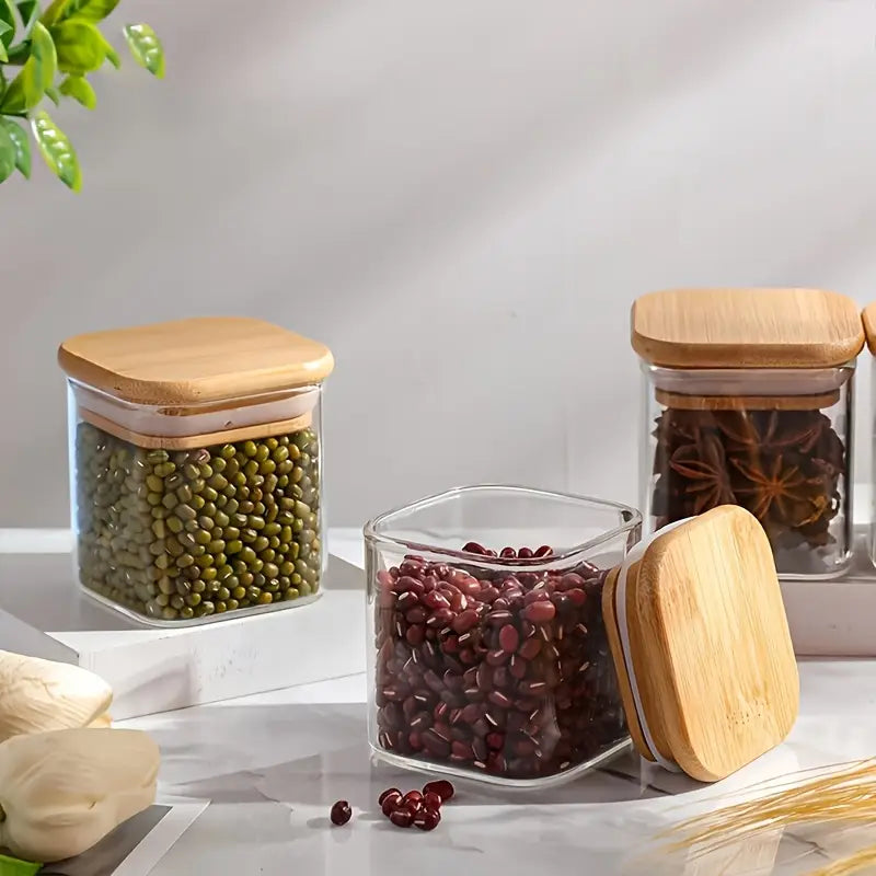12pcs/set5oz glass spice jar set