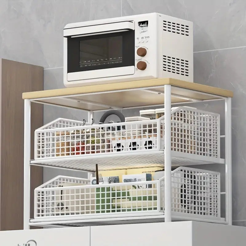 Heavy-Duty Bathroom Organizer Shelf - Under Sink Storage Rack