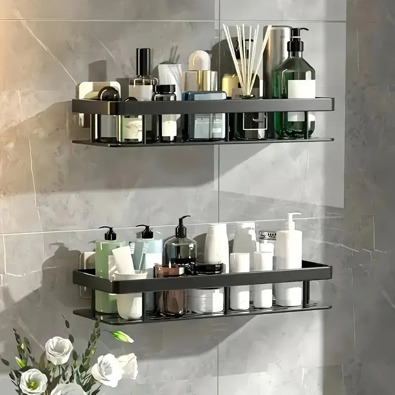 5pcs No-Drill Bathroom Shelves