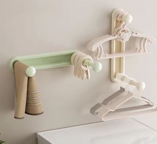 Expandable Clothes Hanger Storage Rack No Drilling