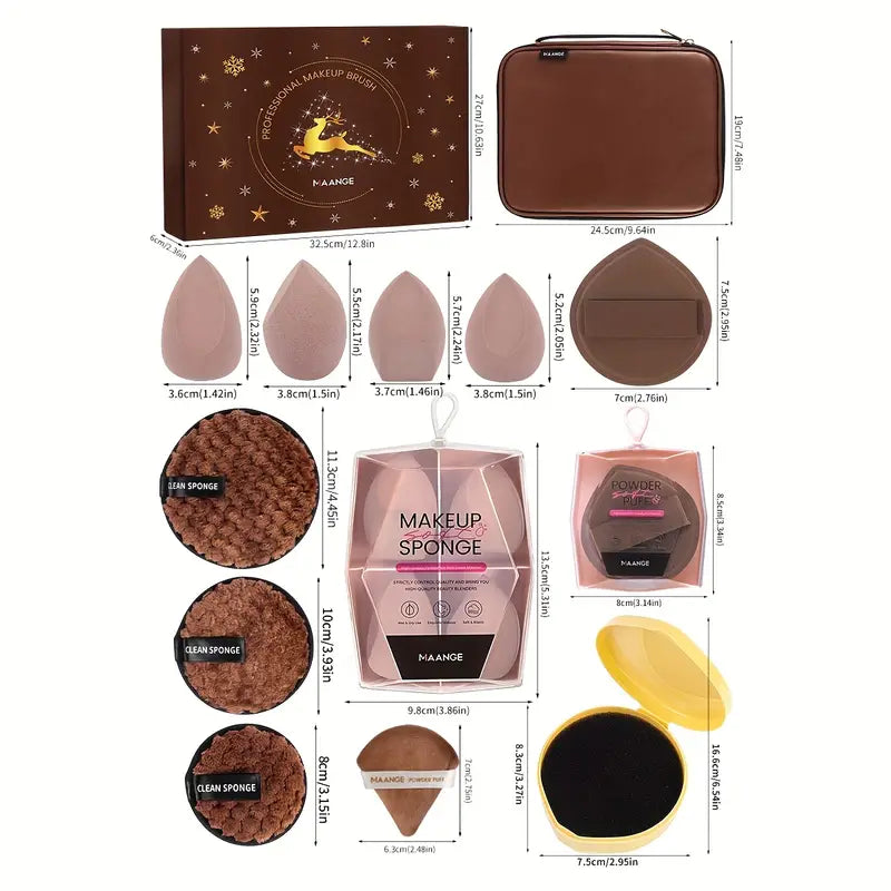 MAANGE 20pcs aluminum tube makeup
