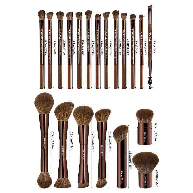 MAANGE 20pcs aluminum tube makeup