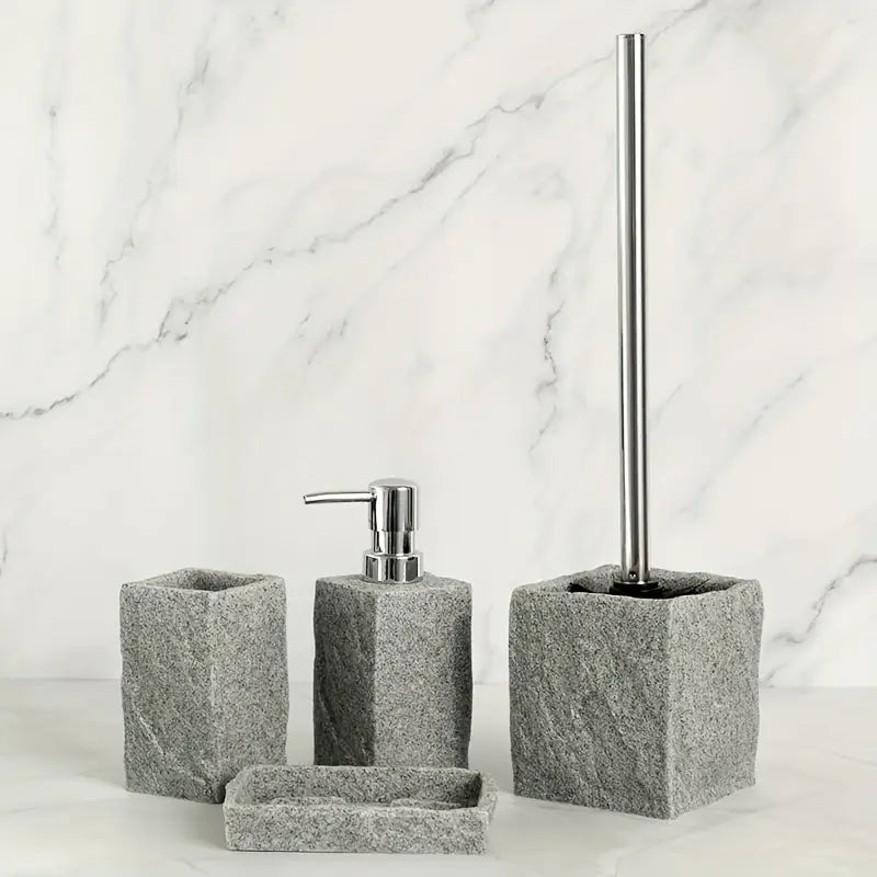 Classic Granite Rock Effect Resin Bathroom