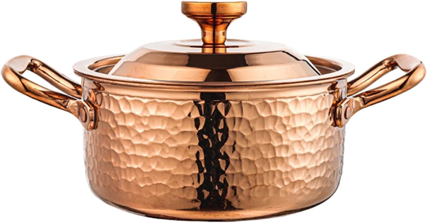 Stainless Steel Hot Pot with Cover Chafing Dish for Picnic