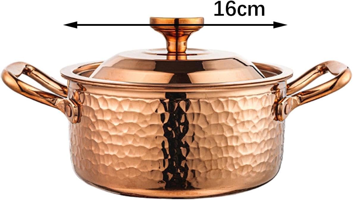 Stainless Steel Hot Pot with Cover Chafing Dish for Picnic