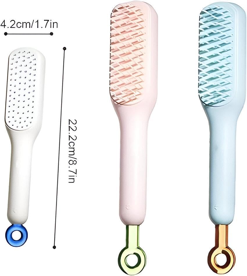 Hair Brushing - Transform your hair routine with this self-cleaning