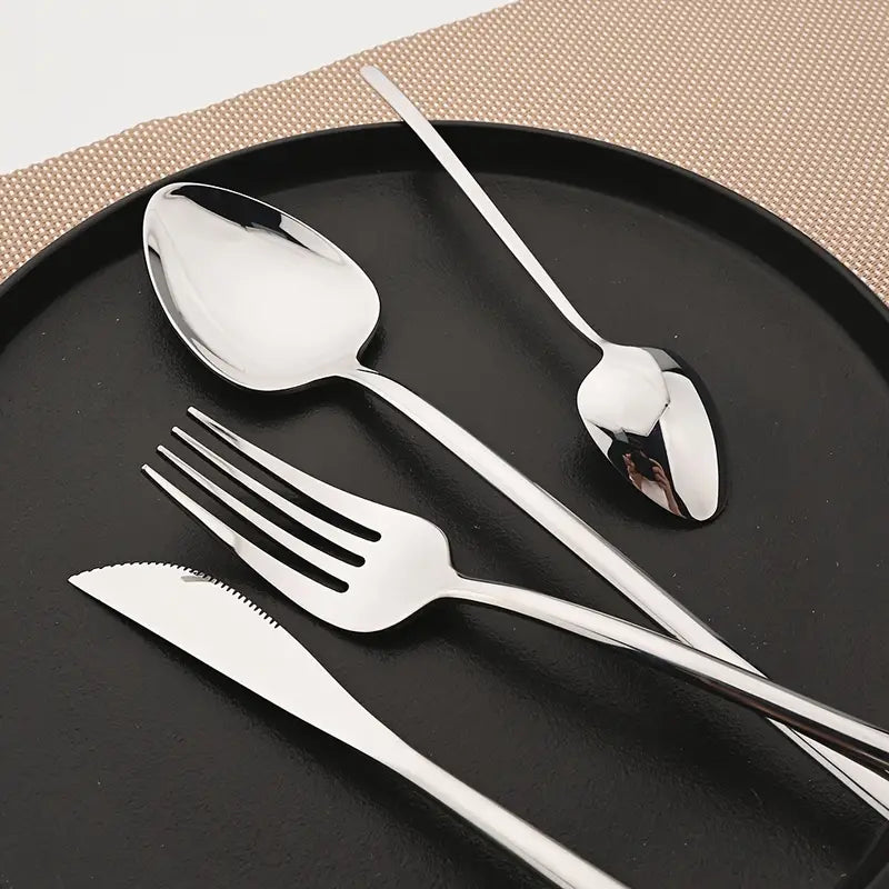 Silver Stainless Steel Cutlery Set
