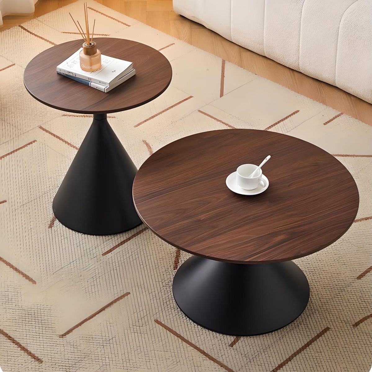 Modern Scratch-Resistant Wood Coffee Table