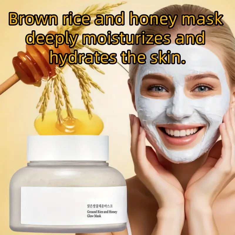 150g Gentle Rice Honey Mask with Hyaluronic Acid & Glycerin