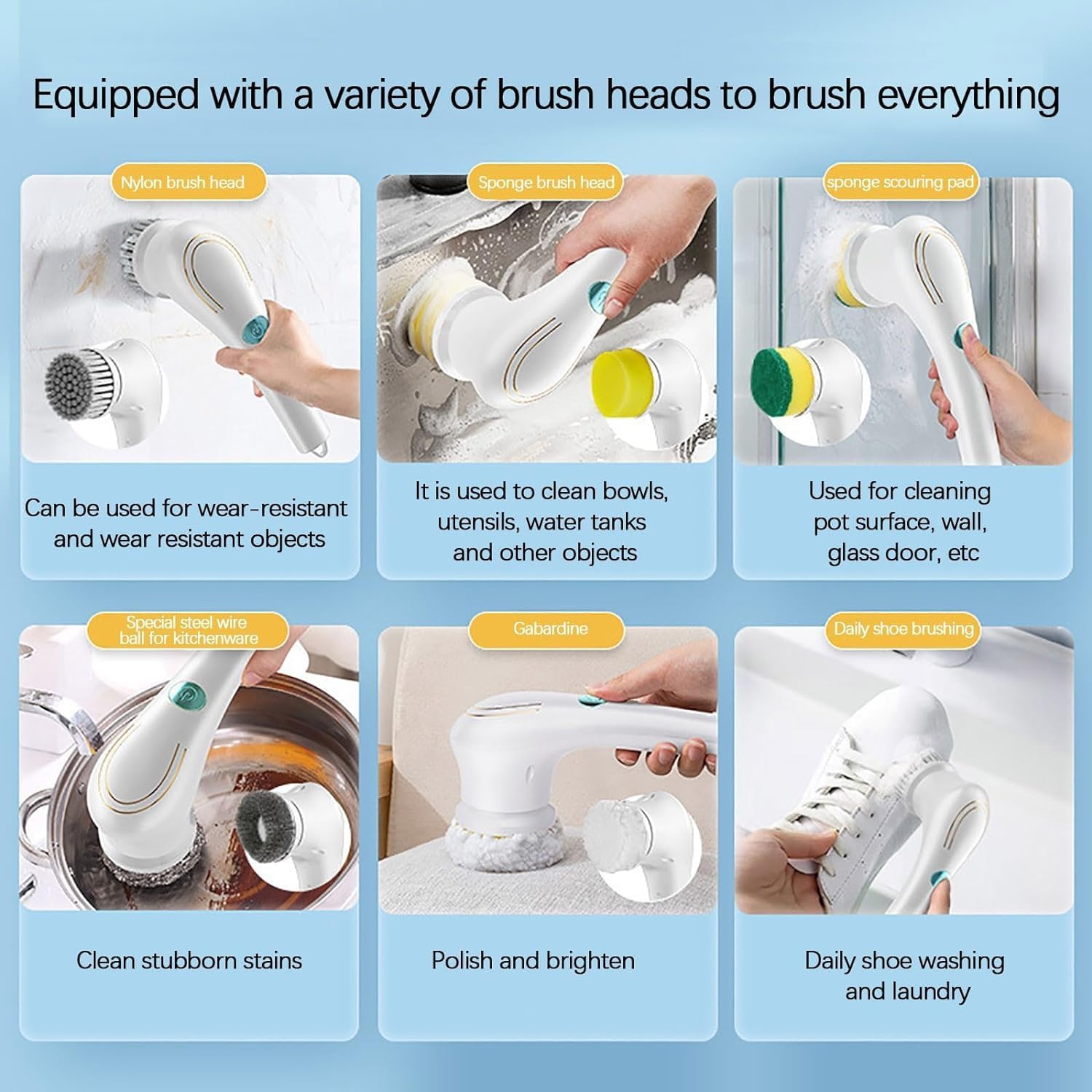 AKSHU ENTERPRISE Electric Spin Scrubber Powerfu