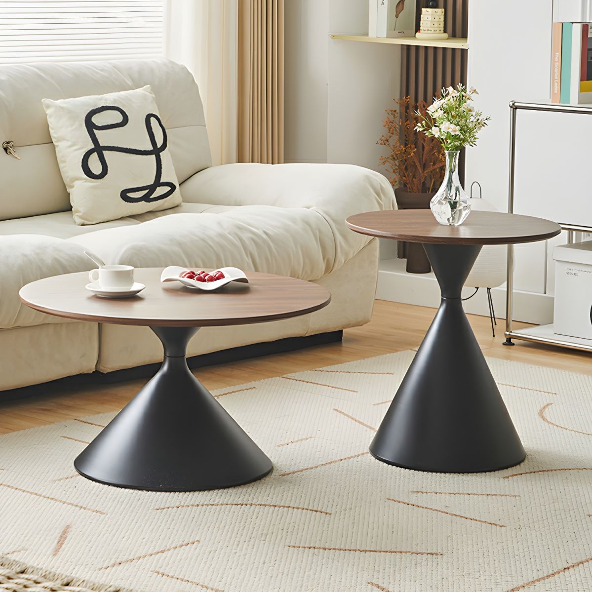 Modern Scratch-Resistant Wood Coffee Table