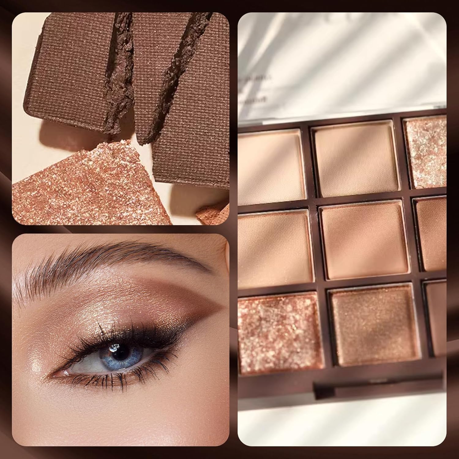 MAKINGTEC Glitter Eyeshadow Palette