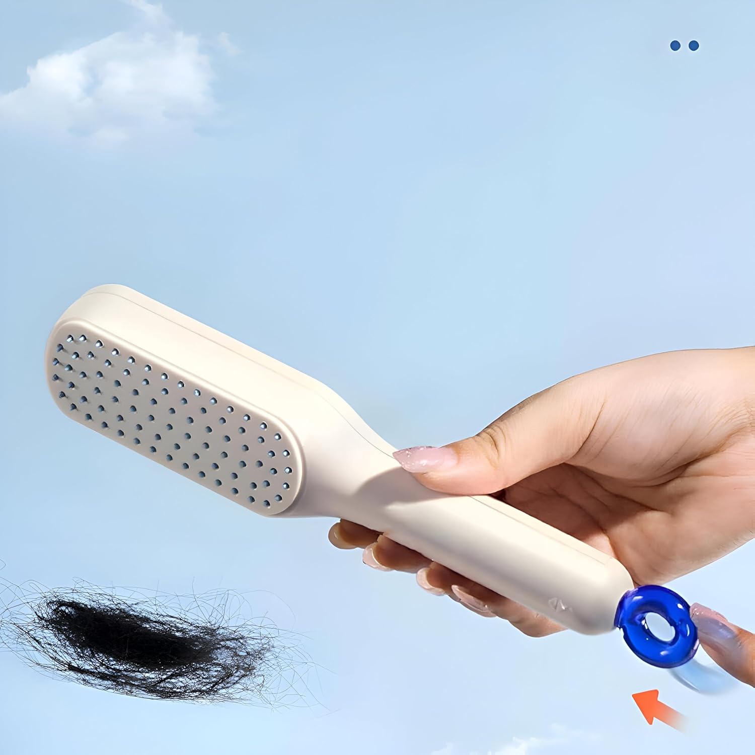 Hair Brushing - Transform your hair routine with this self-cleaning