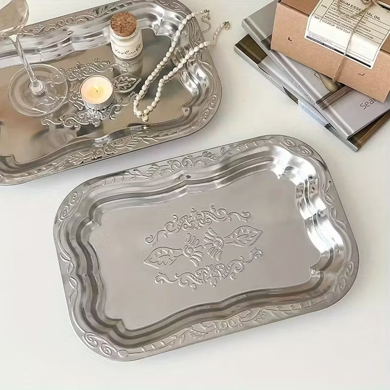 Vintage Silvery Trinket Dish
