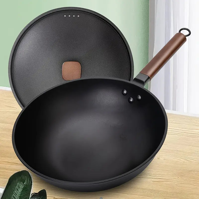 Non-Stick Wok with Flat Bottom