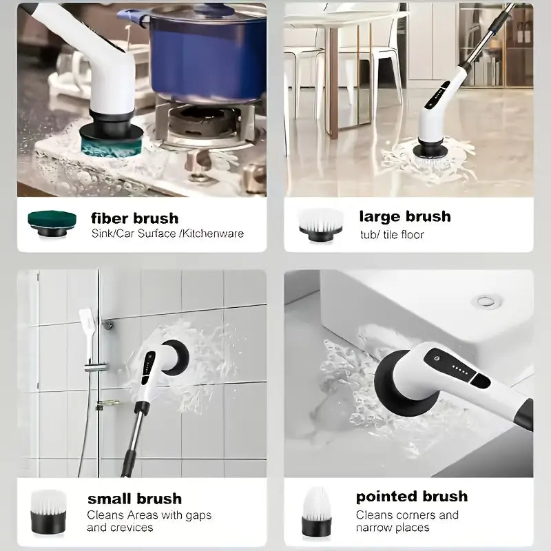 Electric Multi-Functional Cleaning Brush for Home Use