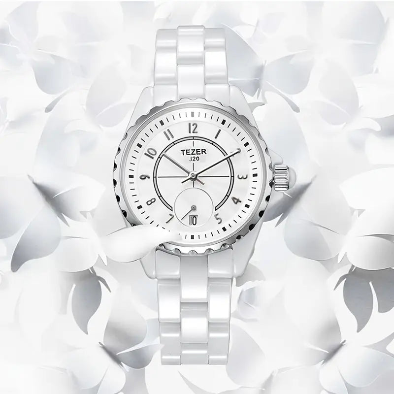 OUPAI Casual Women's Wrist Watch with Moon Phase Calendar
