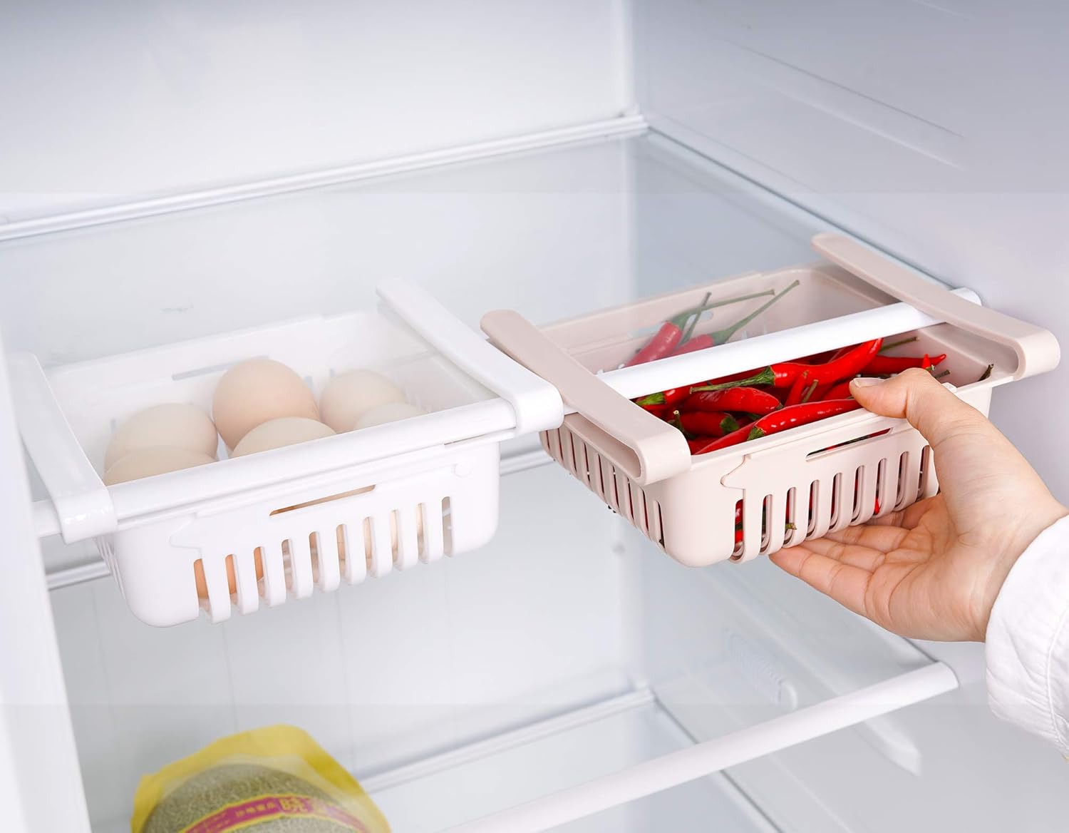 Habilab Pull-Out Refrigerator Storage Box
