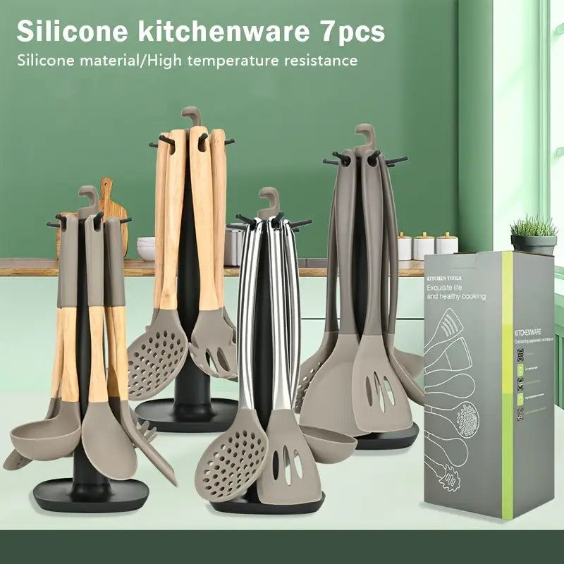 7pcs Qana Silicone Kitchenware Set