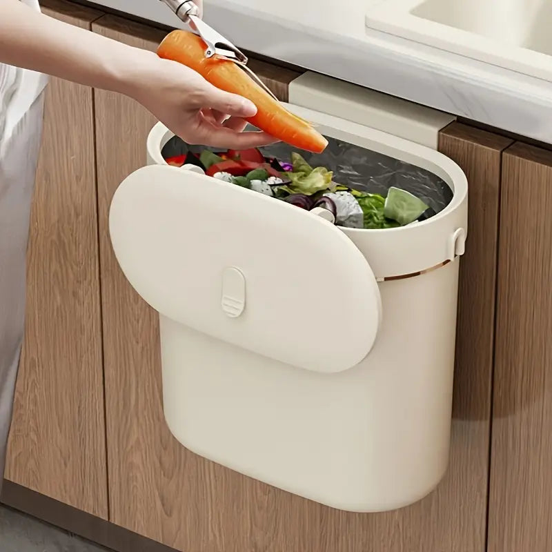 7L/9L Large Capacity Wall-Mounted Kitchen Trash Can