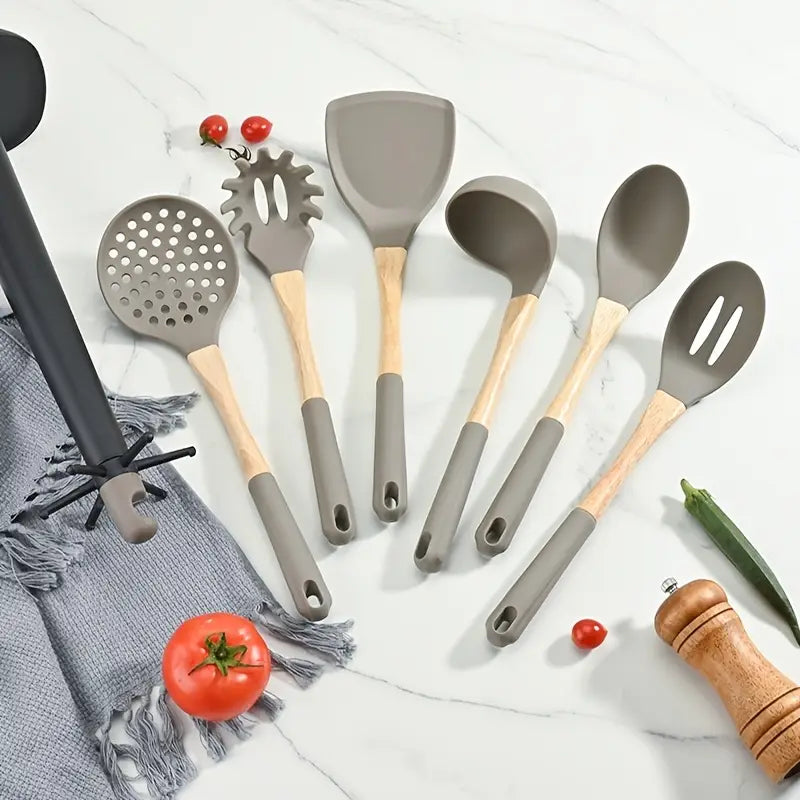 7pcs Qana Silicone Kitchenware Set