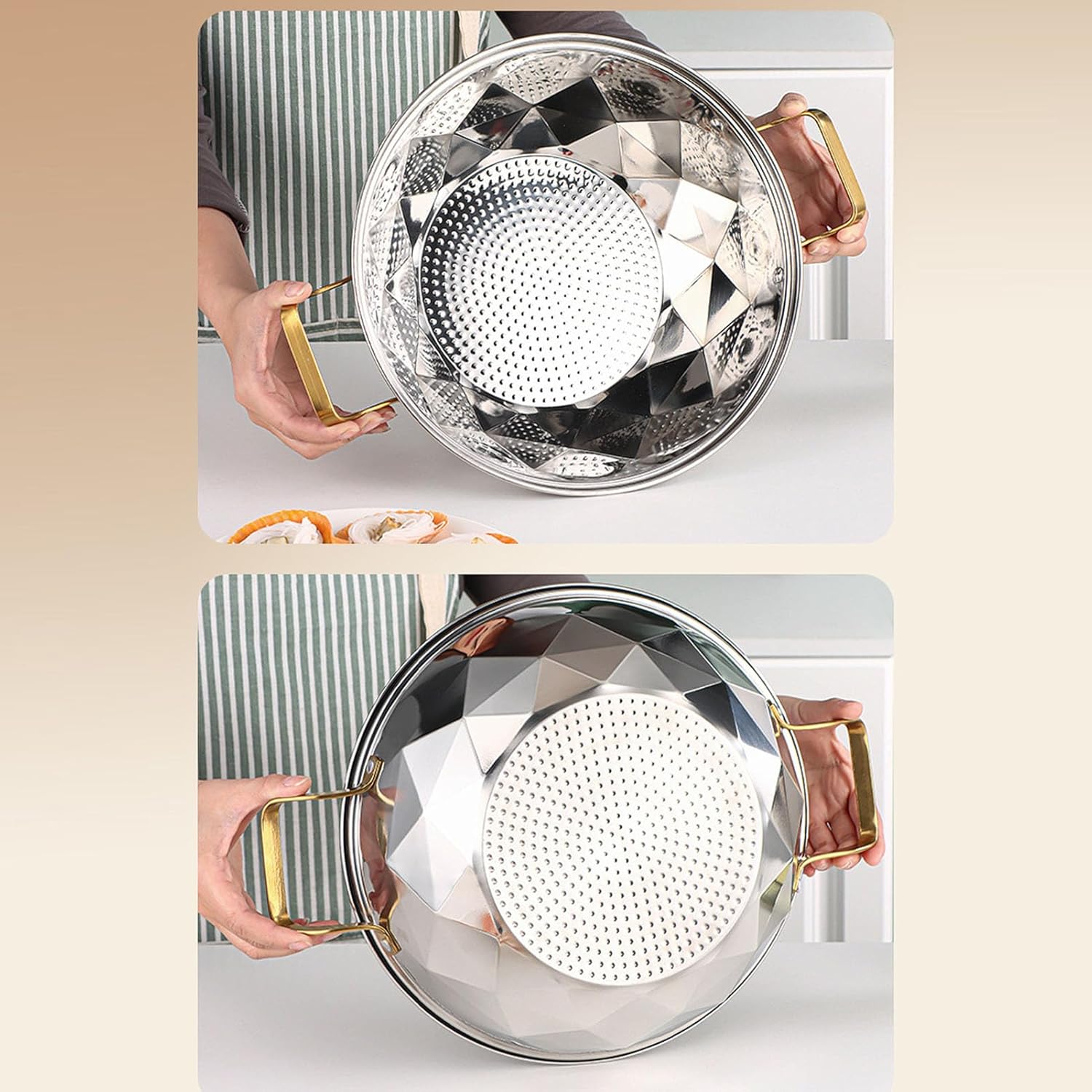 Steam Pot, Space Saving Multipurpose Cookware..