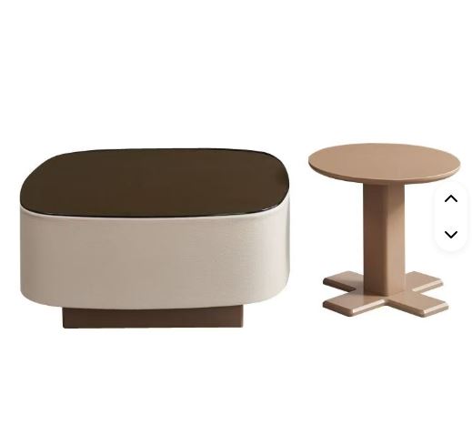 Luxury Modern Italian Cream Coffee Table